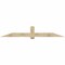 Ekena Millwork Eugene Rough Sawn Timber Gable Bracket, Douglas Fir, 96"W x 16"H x 6"D x 6"F, 4/12 Pitch GBW096X16X0606EUG00RDF - alternate 1